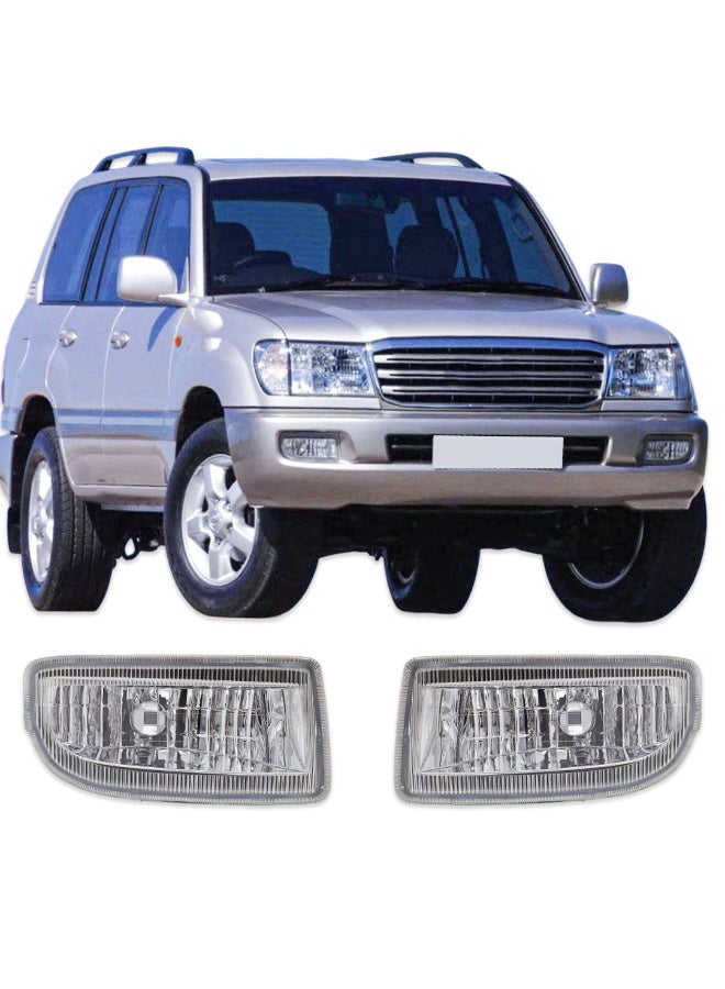 DLAA Pack 2 Front Halogen TY100-2 Fog Lamp with Socket Suitable for Land Cruiser 2007 | 1 Year International Warranty - Image 1